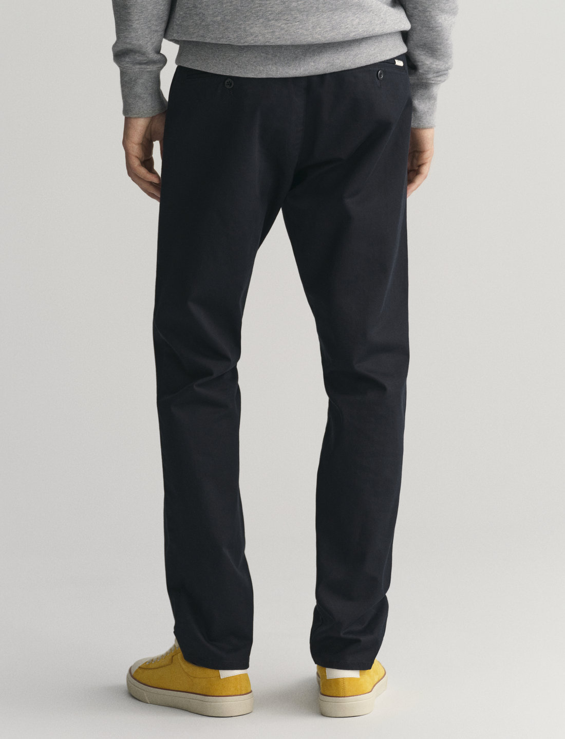 GANT - SLIM TWILL CHINOS - chinos - black - 3