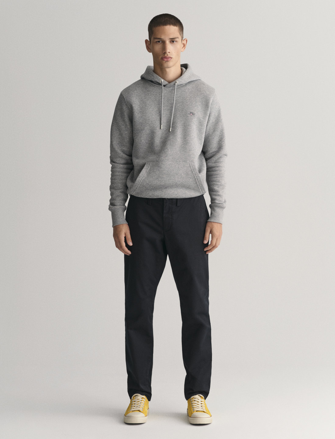 GANT - SLIM TWILL CHINOS - chinos - black - 5