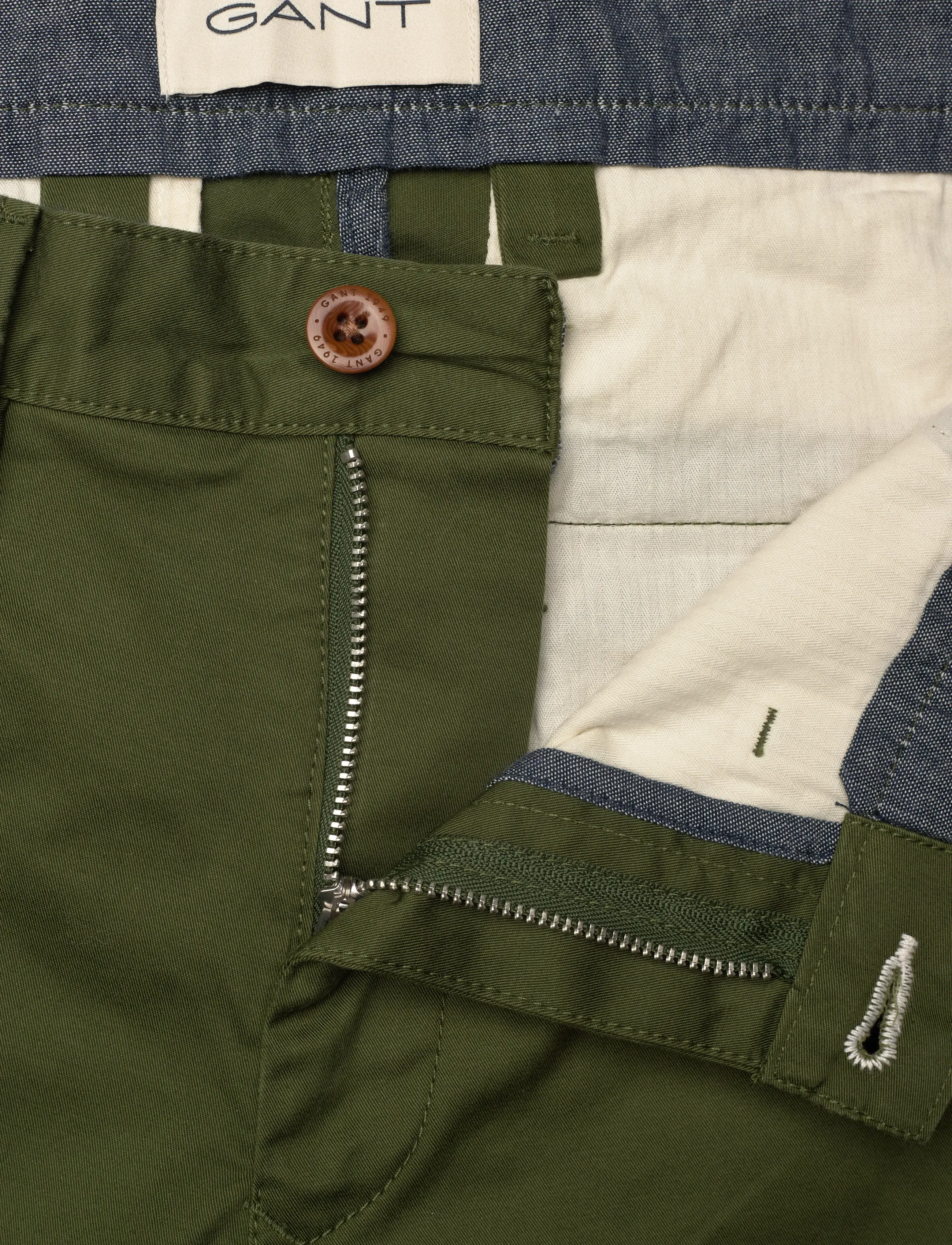 Gant - SLIM TWILL CHINOS - chinos - country green - 3