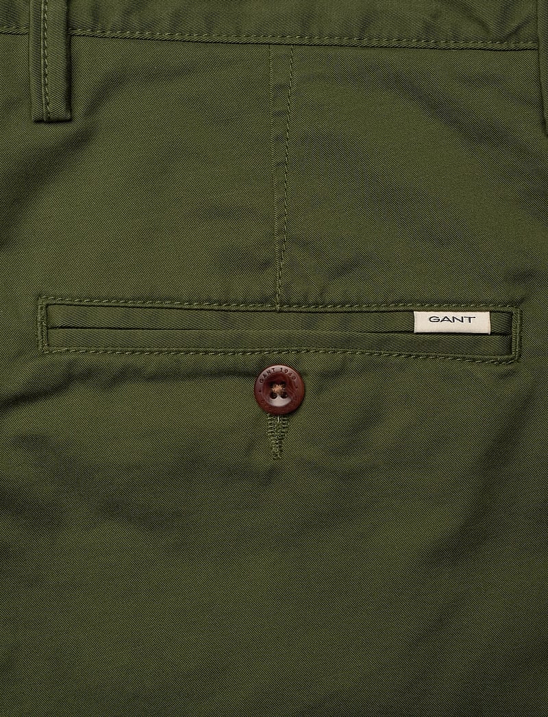 Gant - SLIM TWILL CHINOS - chinos - country green - 4