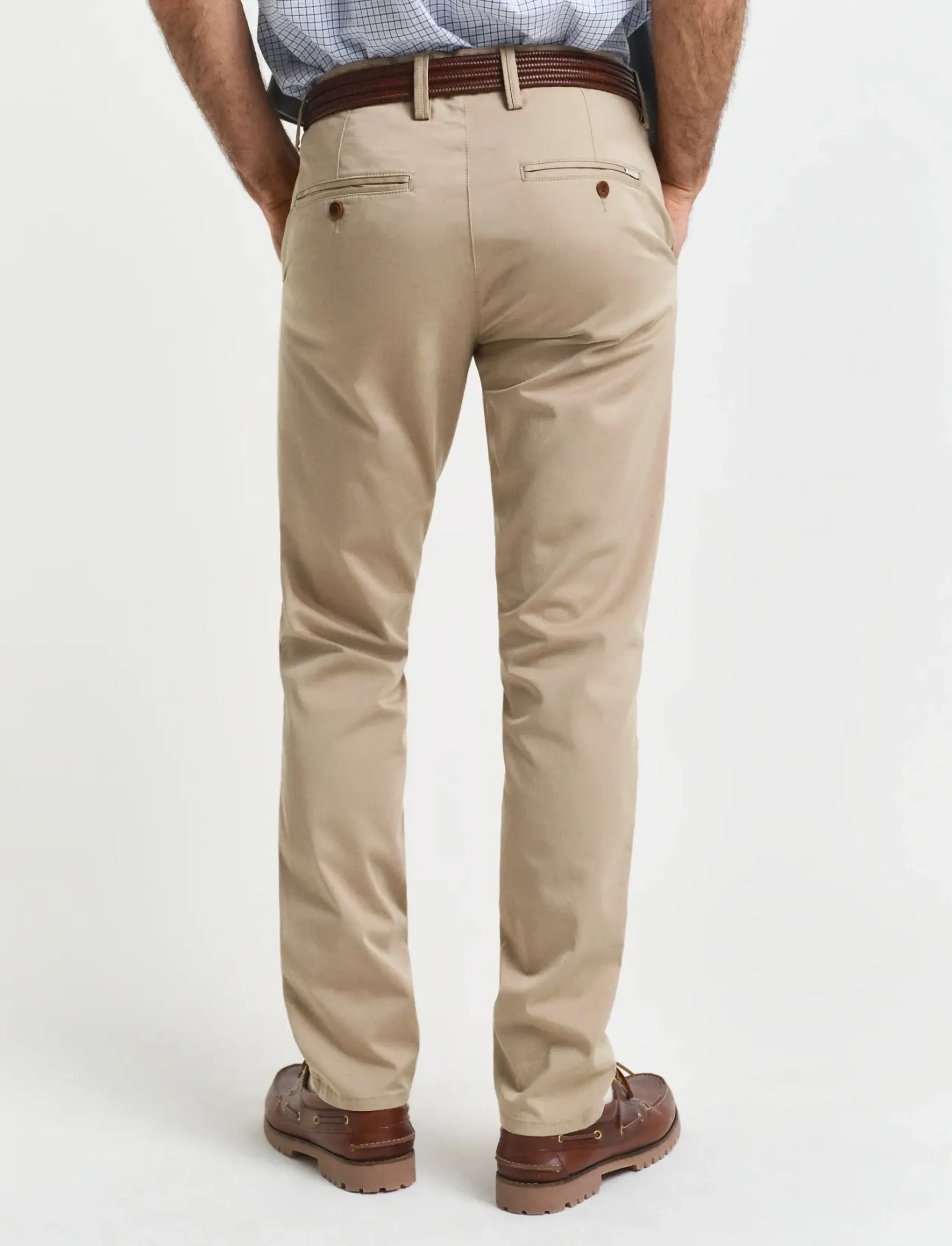 Gant - SLIM TWILL CHINOS - chinos - dark khaki - 3