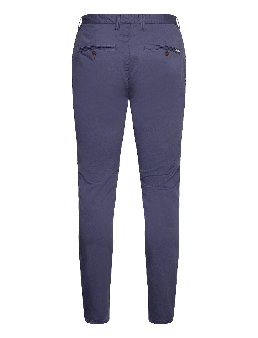 Gant - SLIM TWILL CHINOS - chinos - dusty navy - 1
