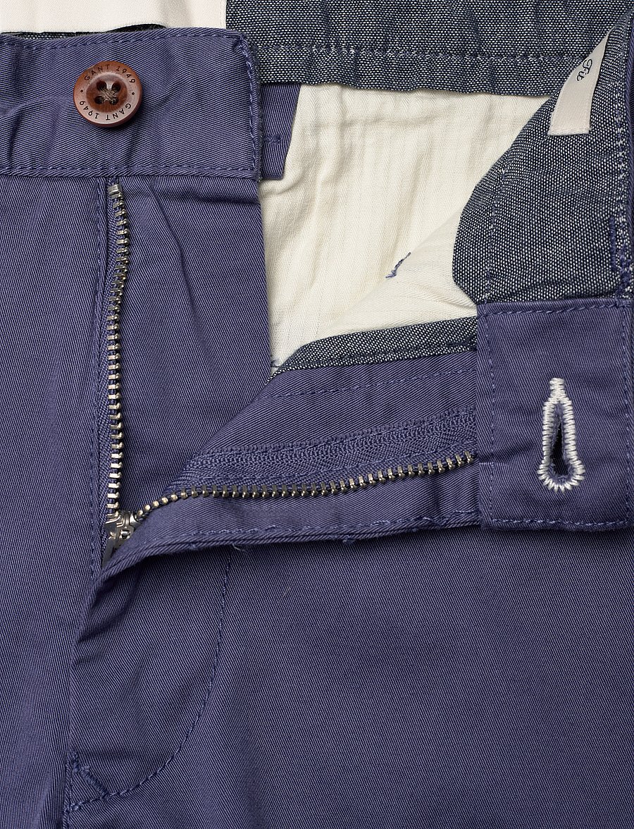Gant - SLIM TWILL CHINOS - chinos - dusty navy - 3