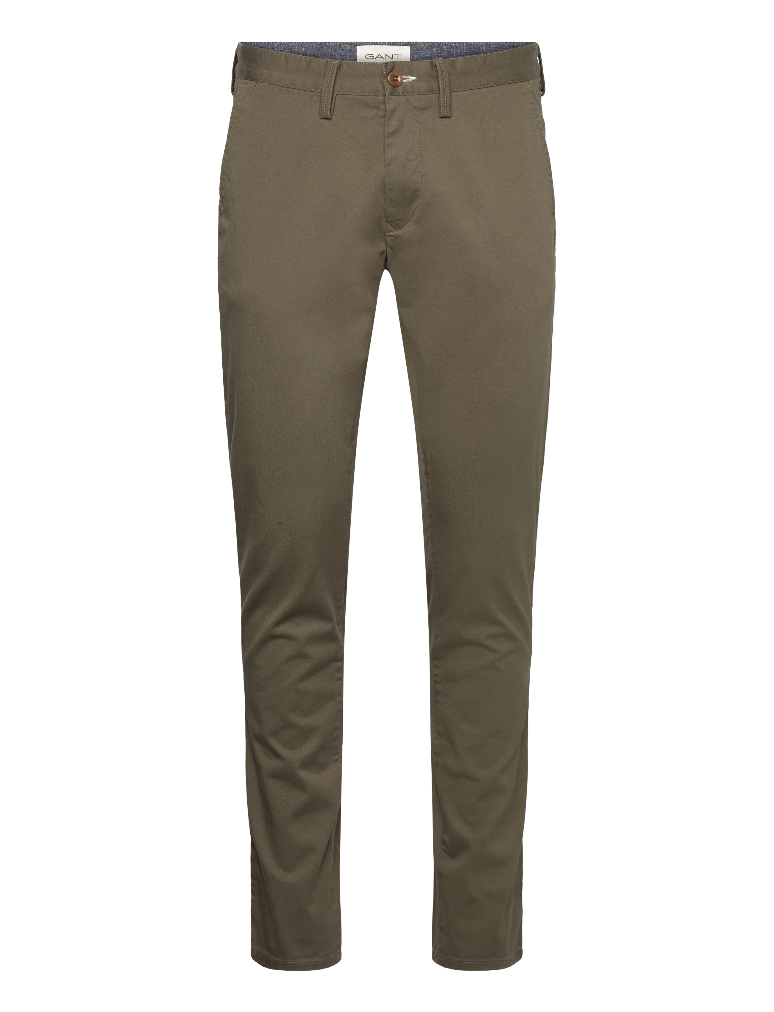 SLIM TWILL CHINOS - JUNIPER GREEN