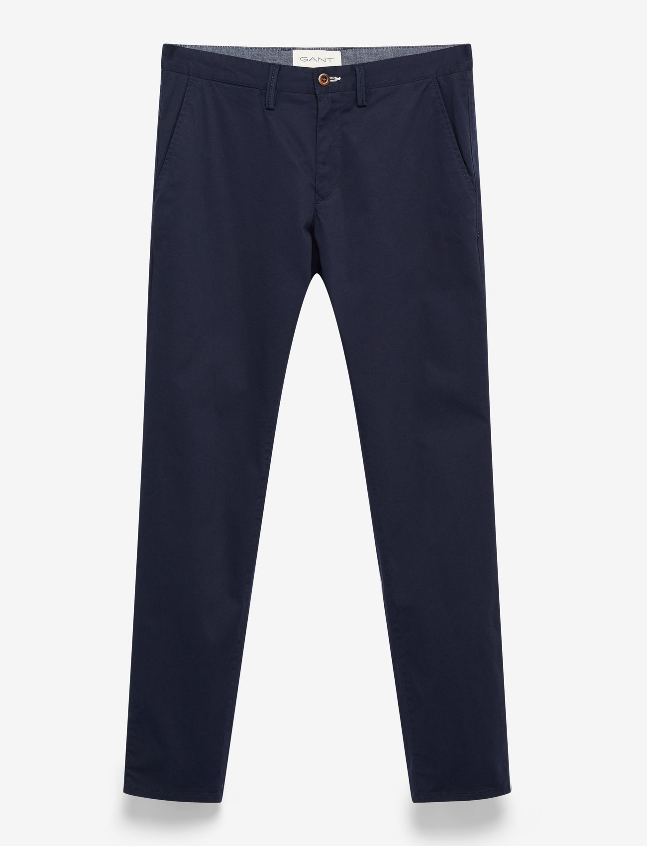 GANT - SLIM TWILL CHINOS - chinos - marine - 1