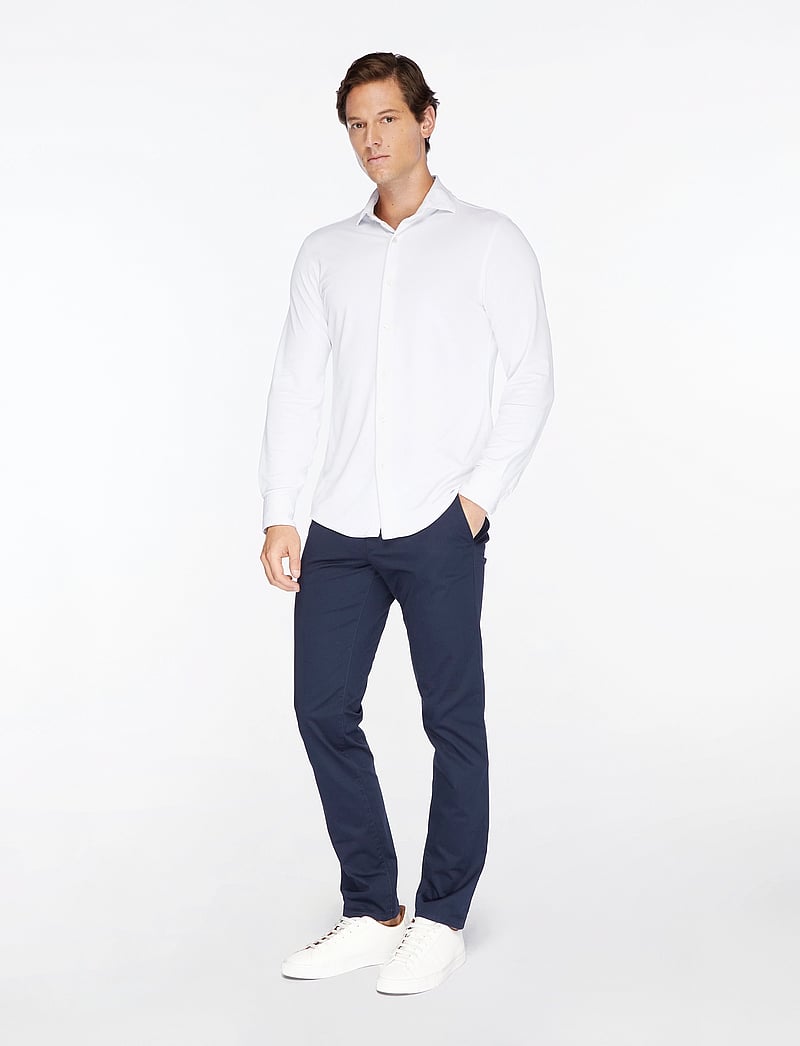 GANT - SLIM TWILL CHINOS - chinos - marine - 3