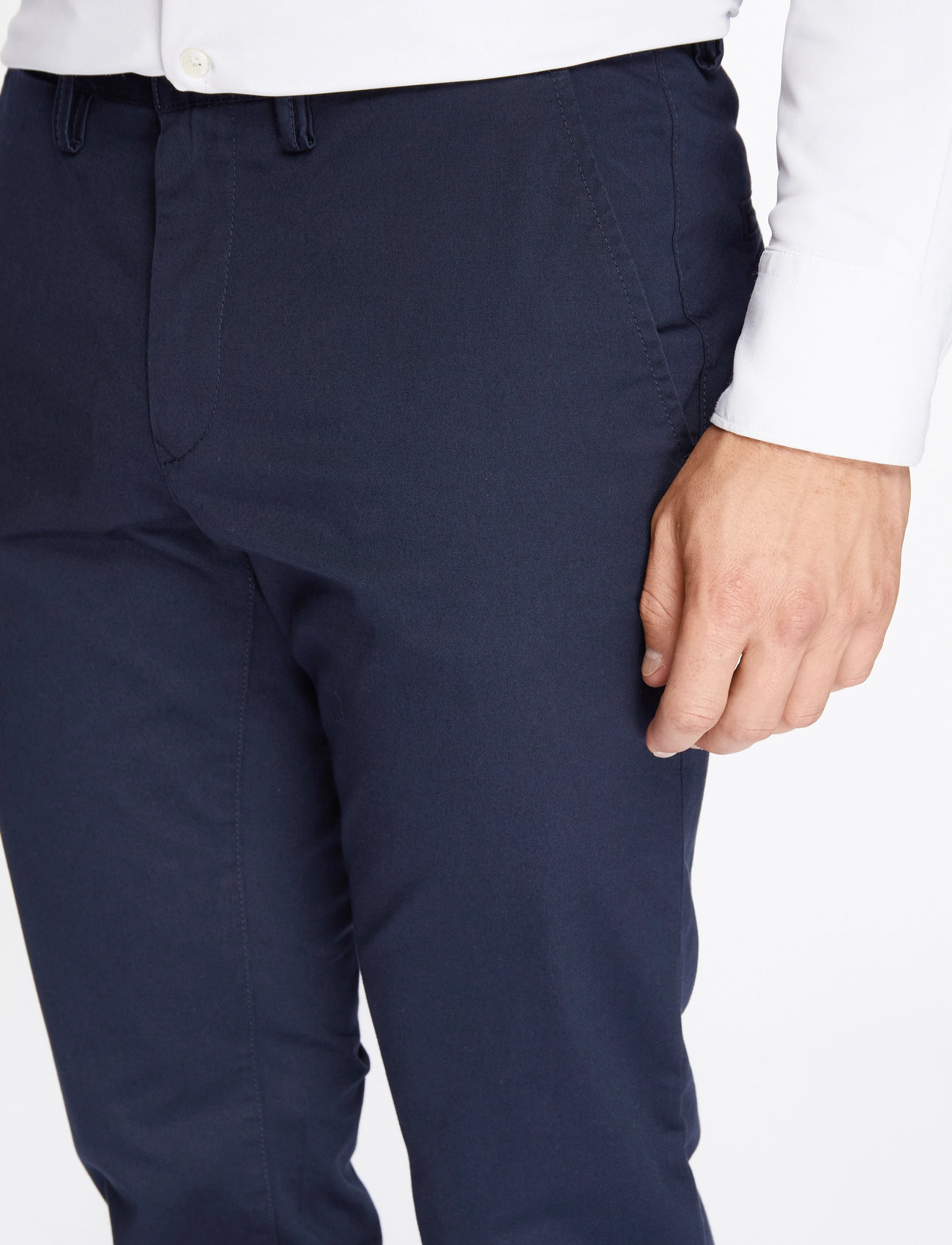 GANT - SLIM TWILL CHINOS - chinos - marine - 5