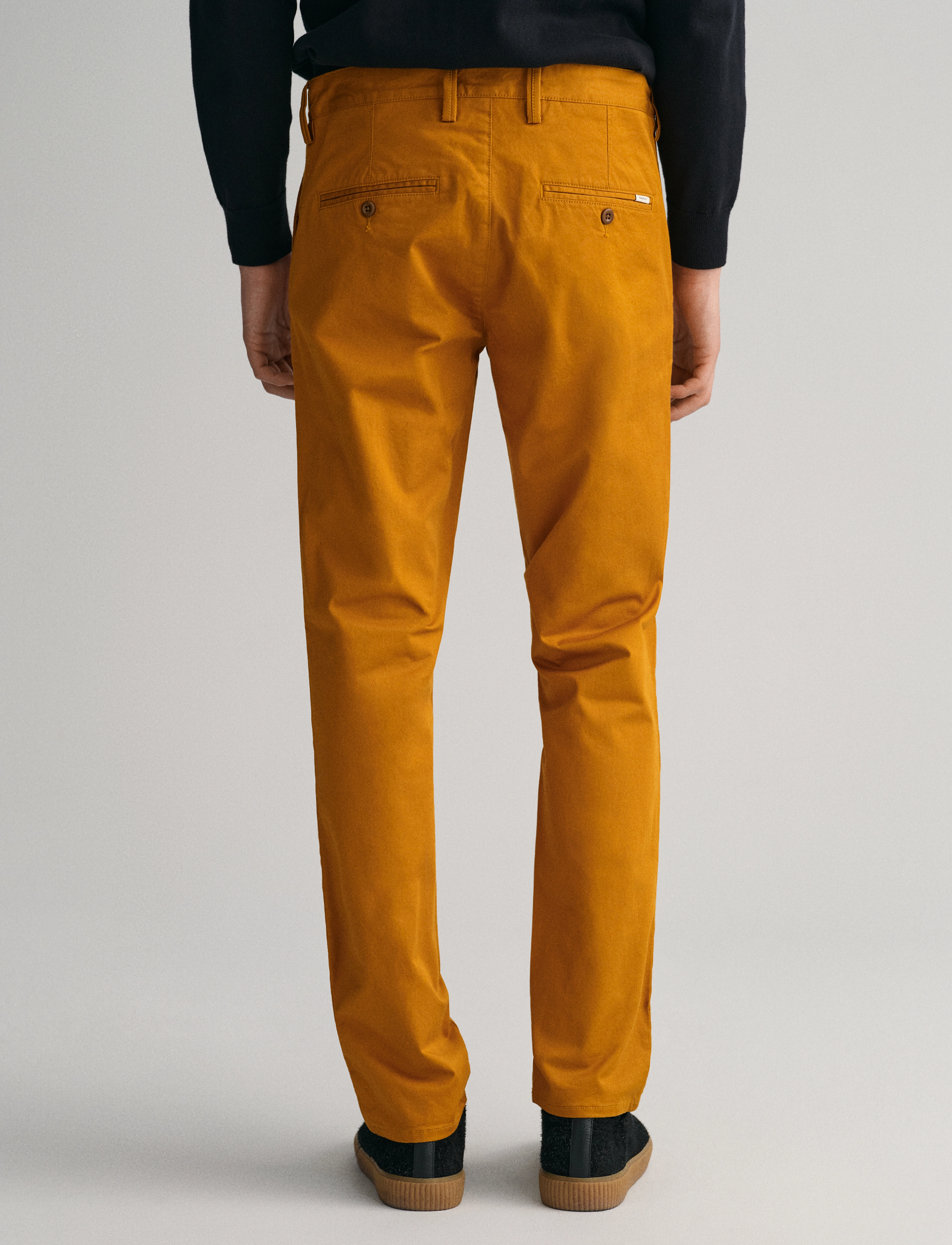 Gant - SLIM TWILL CHINOS - chinos - mustard brown - 3