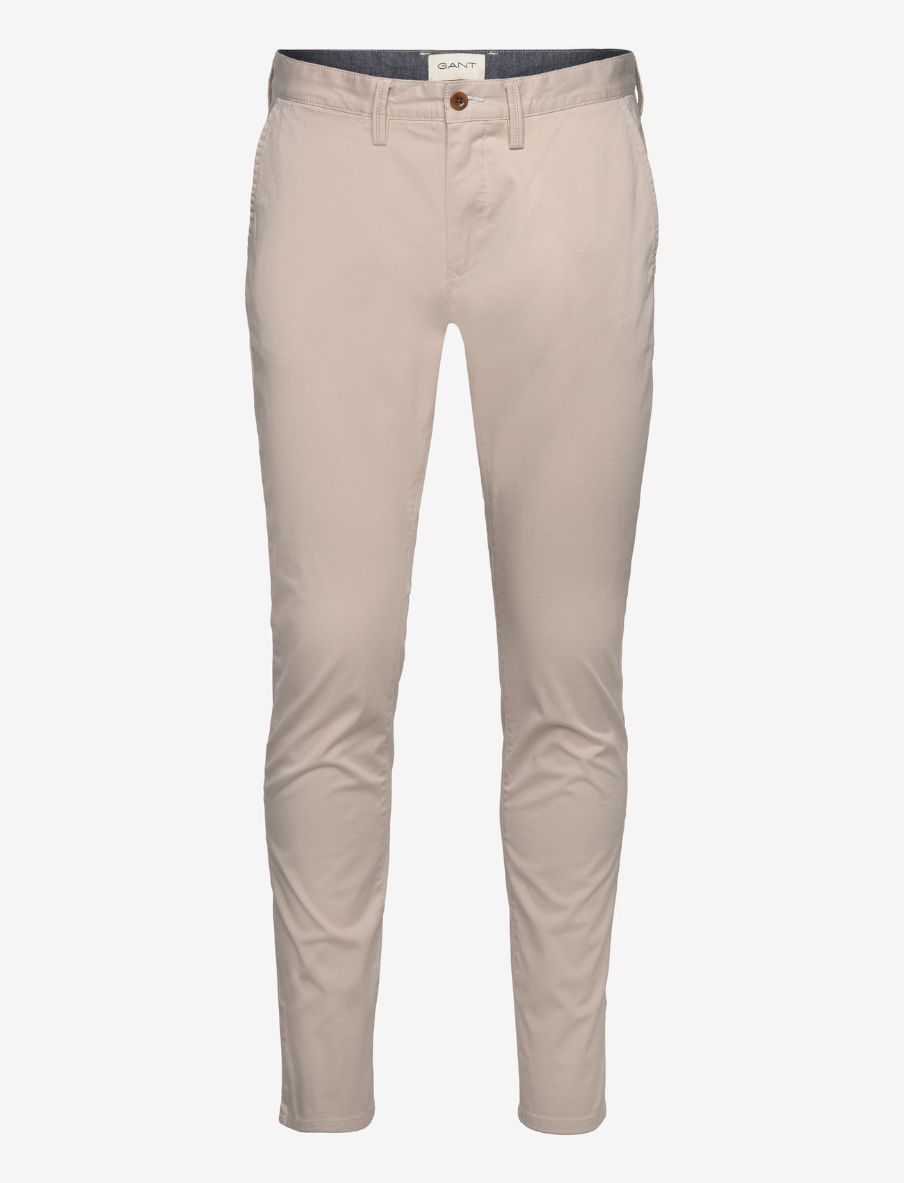 GANT - SLIM TWILL CHINOS - chinos - putty - 0