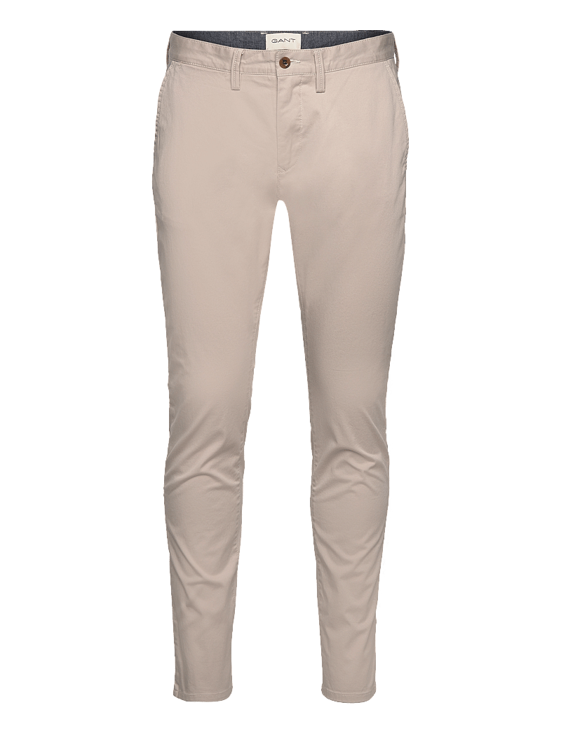 Gant - SLIM TWILL CHINOS - chino püksid - putty - 1