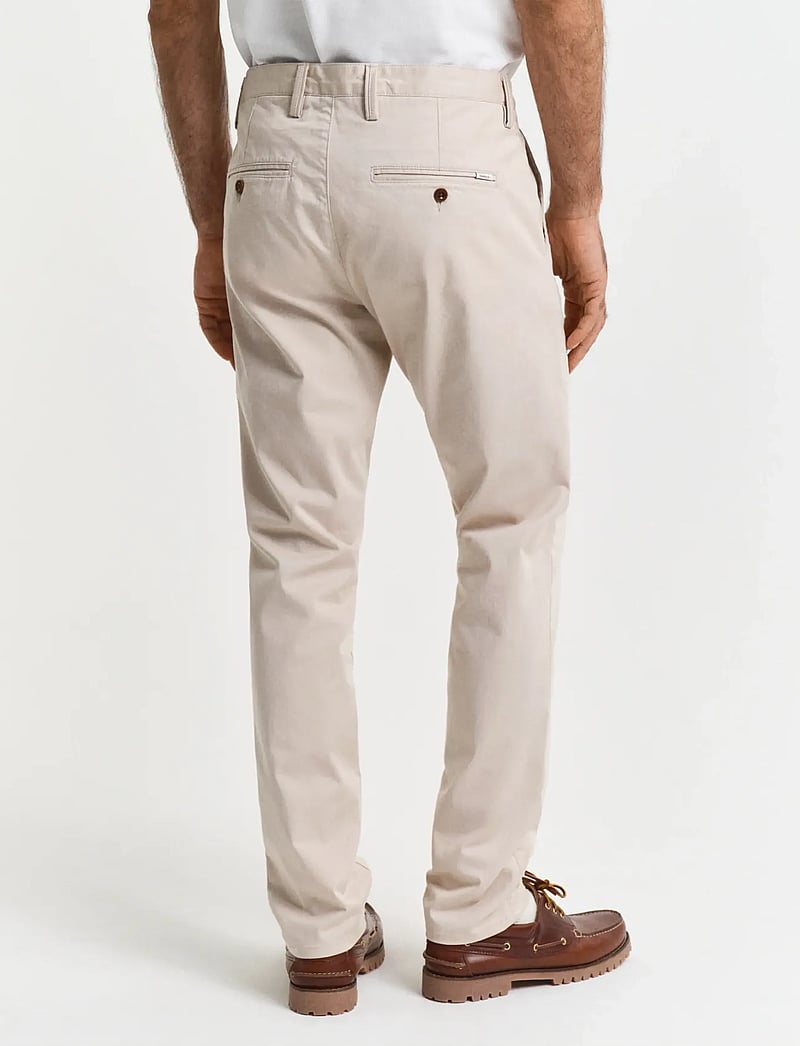 Gant - SLIM TWILL CHINOS - chino püksid - putty - 3