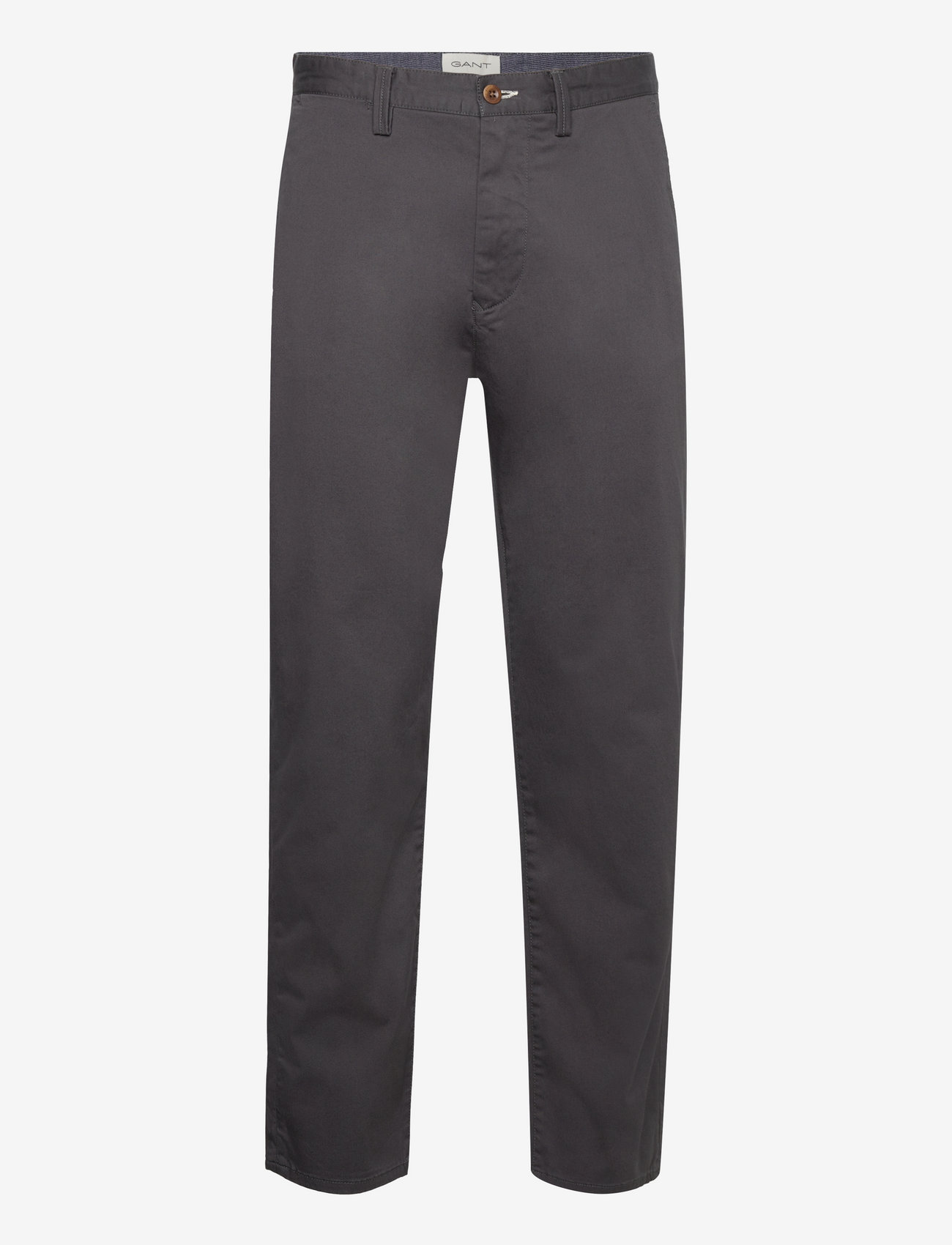 GANT - REGULAR TWILL CHINOS - chinos - antracite - 1