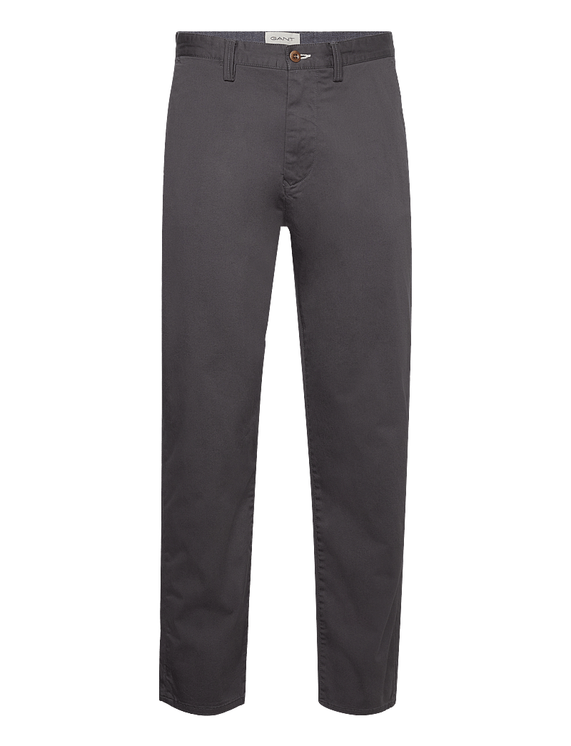 GANT - REGULAR TWILL CHINOS - chinos - antracite - 1