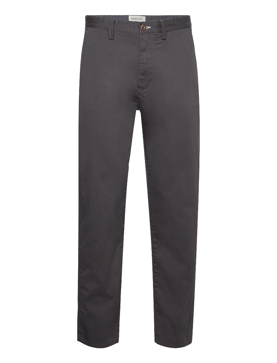 Gant - REGULAR TWILL CHINOS - chinos - antracite - 1