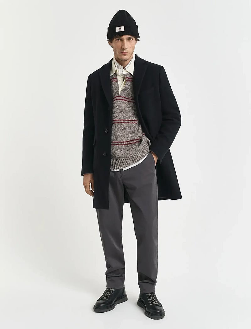 Gant - REGULAR TWILL CHINOS - chinos - antracite - 0