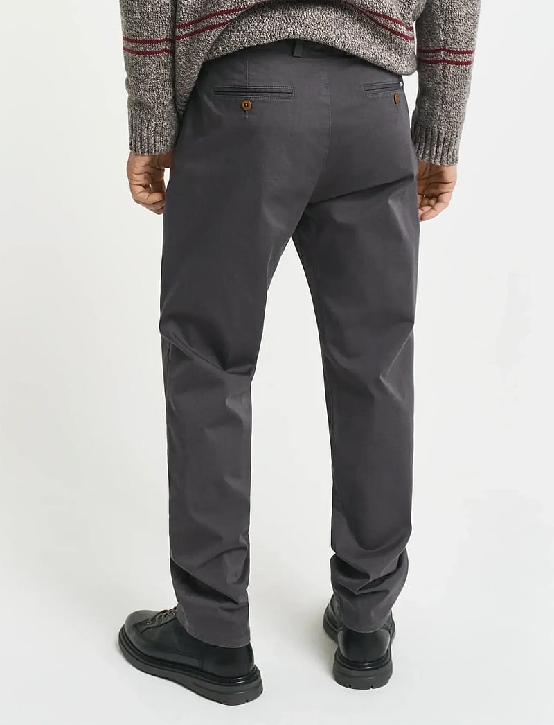 GANT - REGULAR TWILL CHINOS - chinos - antracite - 3