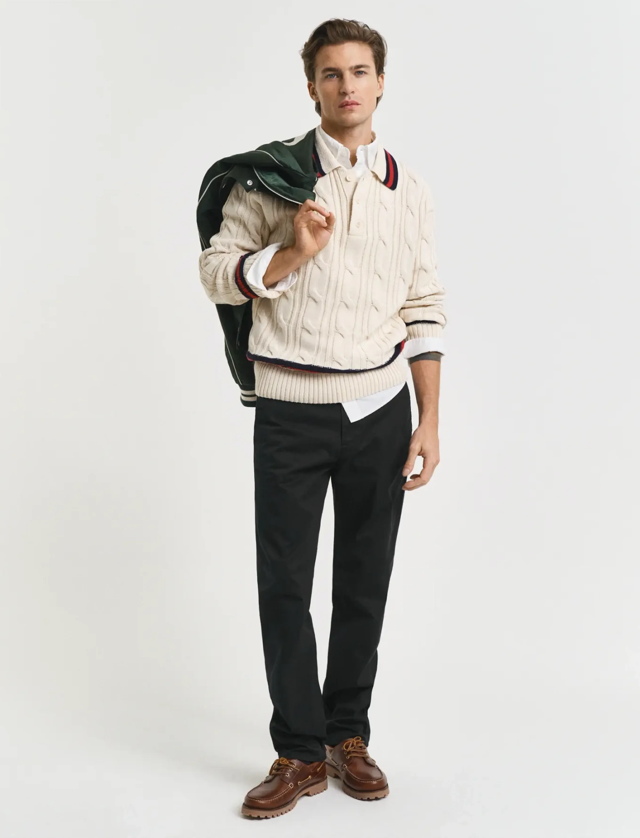 Gant - REGULAR TWILL CHINOS - chinos - black - 4