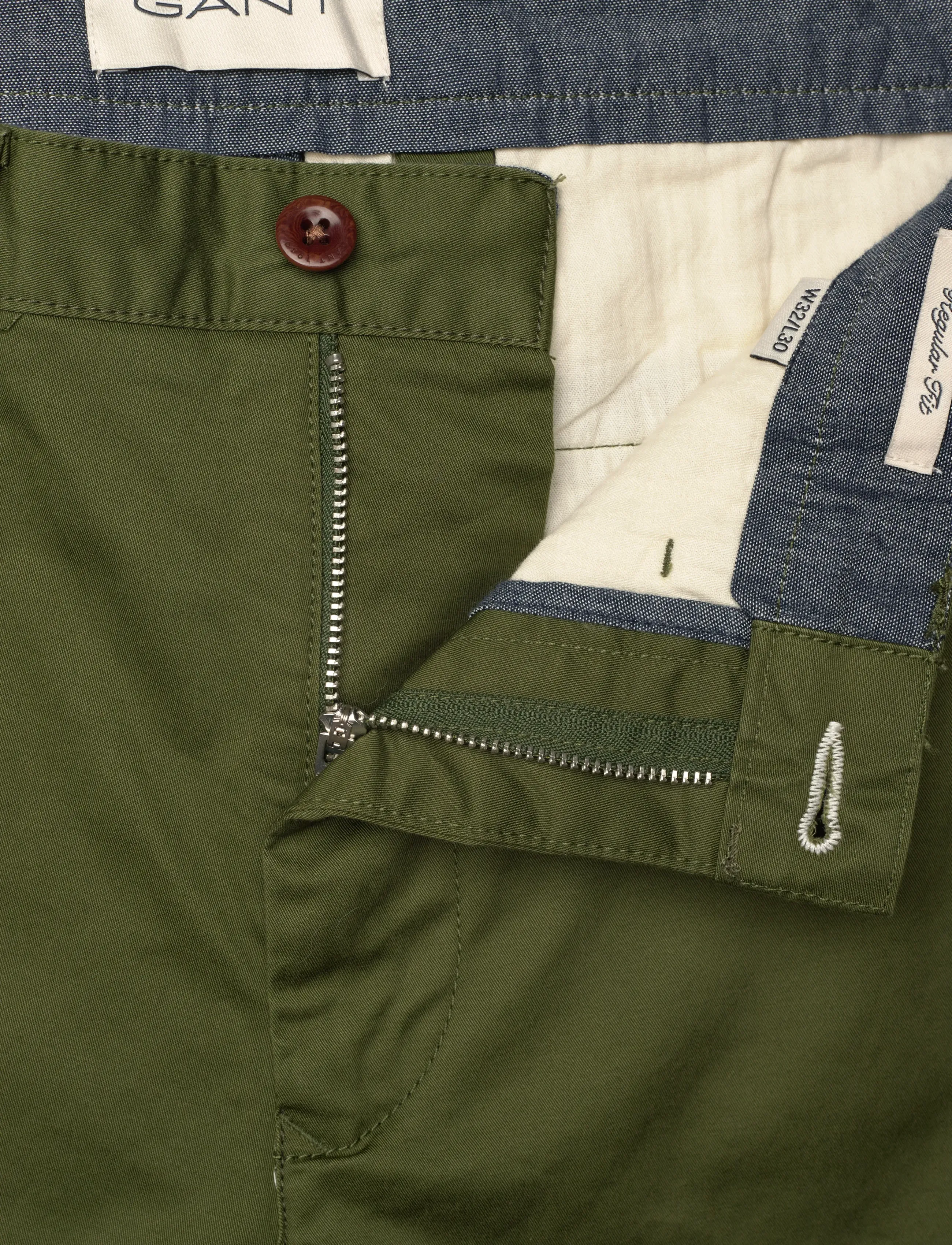 Gant - REGULAR TWILL CHINOS - chinos - country green - 3