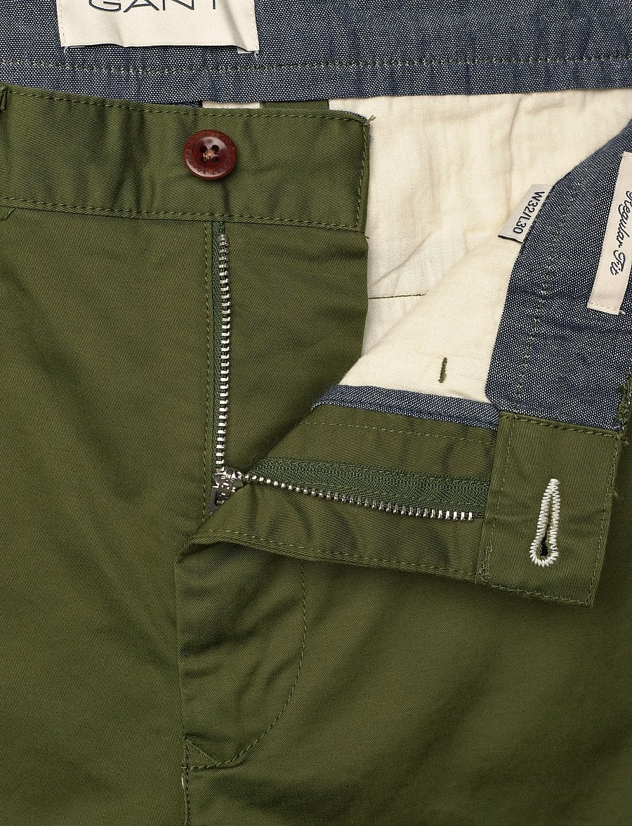 Gant - REGULAR TWILL CHINOS - chinos - country green - 3