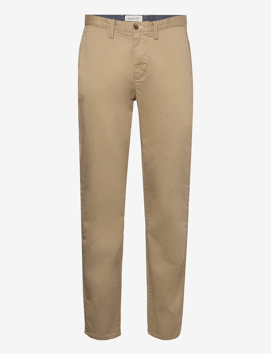 Gant - REGULAR TWILL CHINOS - chinos - dark khaki - 1