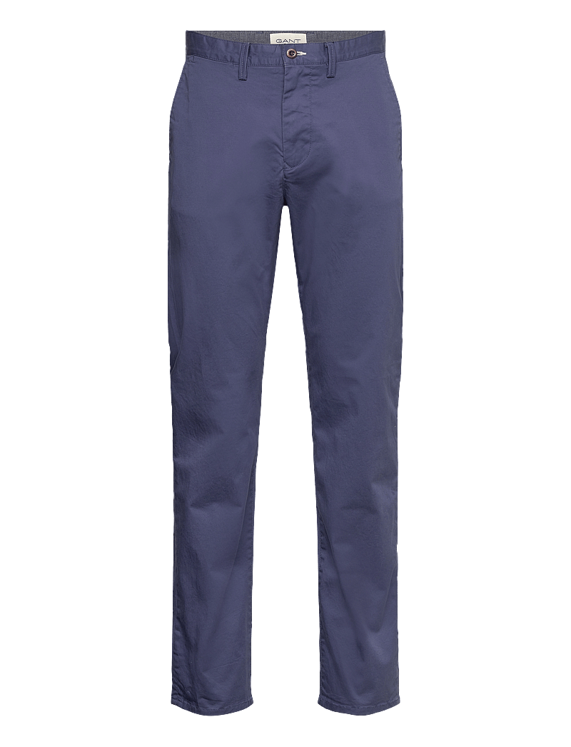 Gant - REGULAR TWILL CHINOS - chino püksid - dusty navy - 0