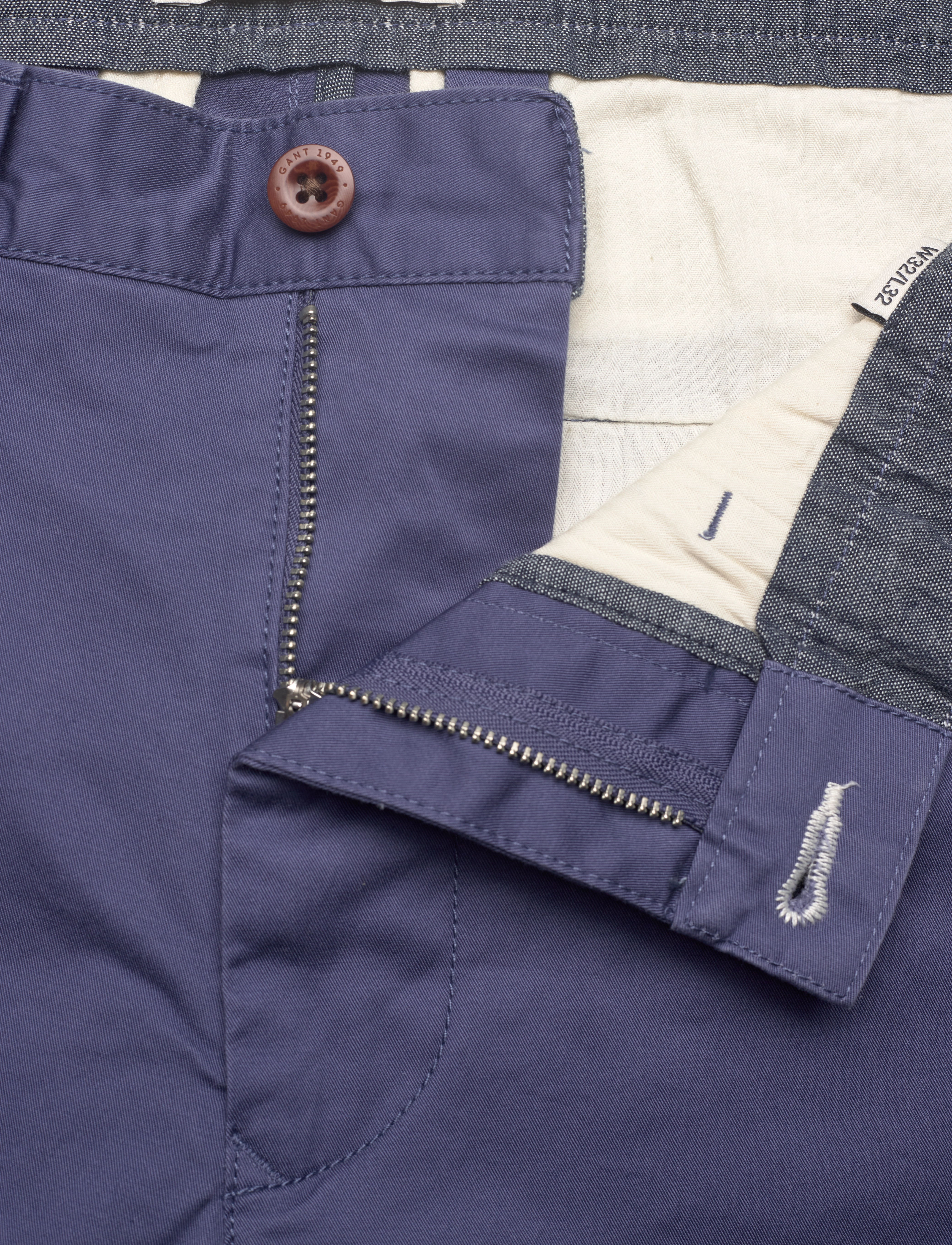 Gant - REGULAR TWILL CHINOS - chinos - dusty navy - 3