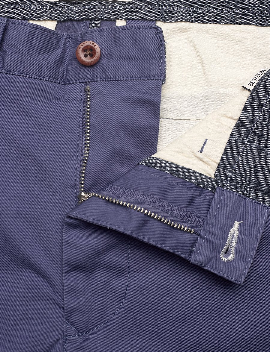 Gant - REGULAR TWILL CHINOS - chinos - dusty navy - 3
