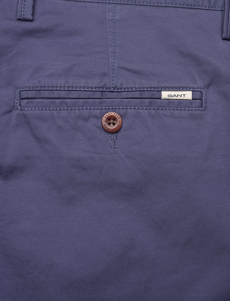 Gant - REGULAR TWILL CHINOS - chino püksid - dusty navy - 4