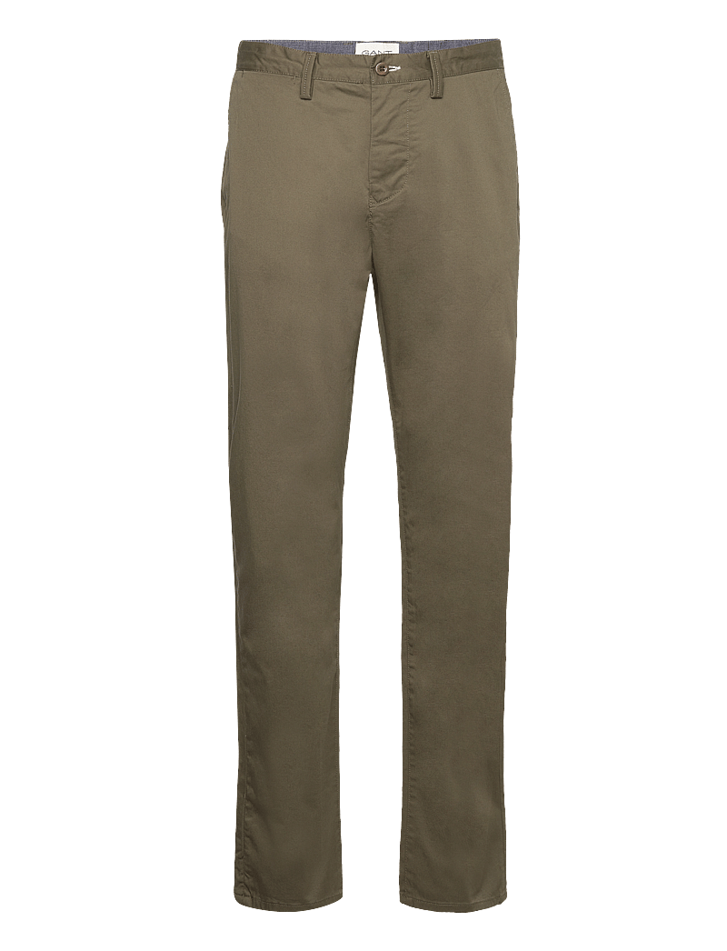 GANT - REGULAR TWILL CHINOS - chino püksid - juniper green - 1