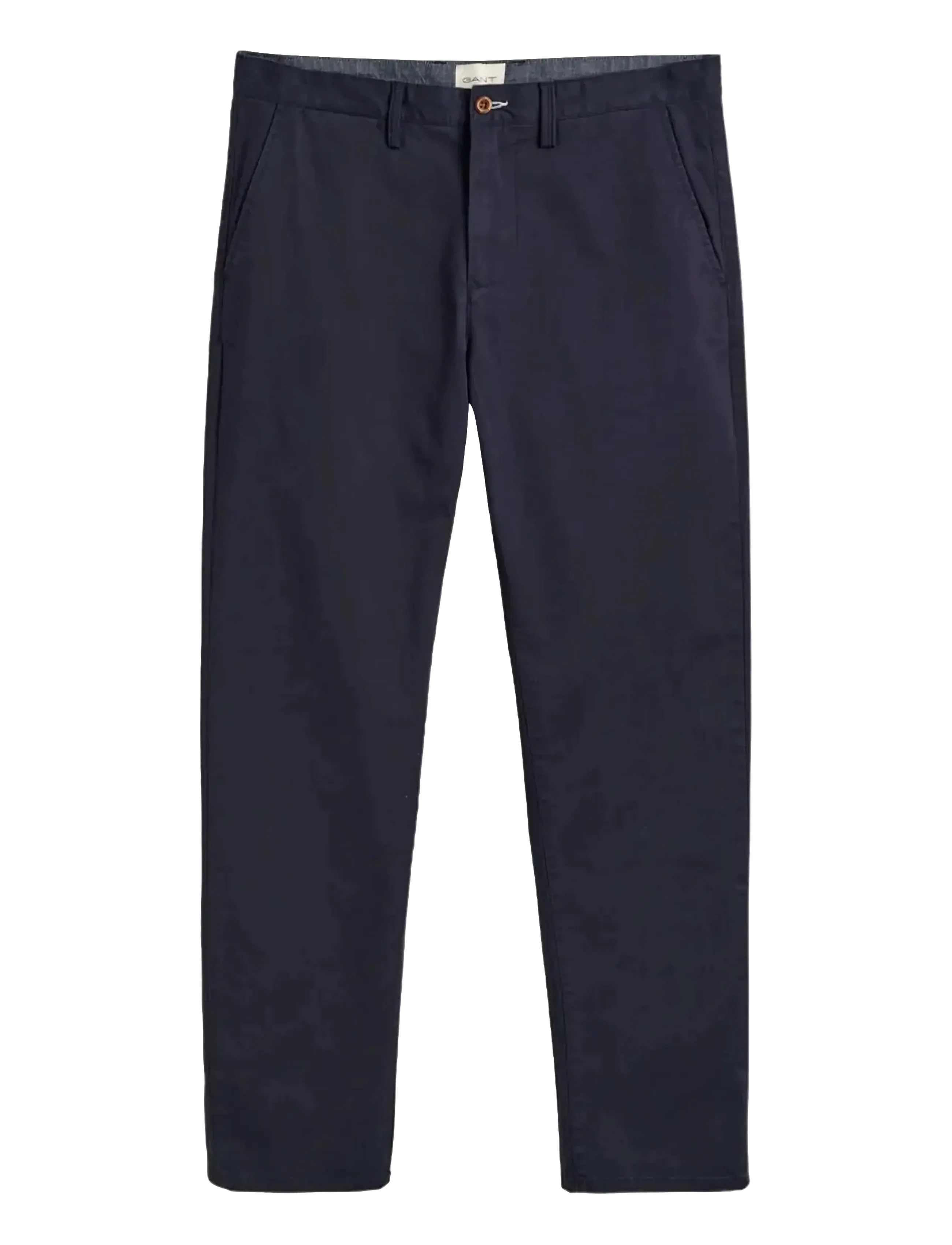Gant REGULAR TWILL CHINOS - Bukser - MARINE / navy