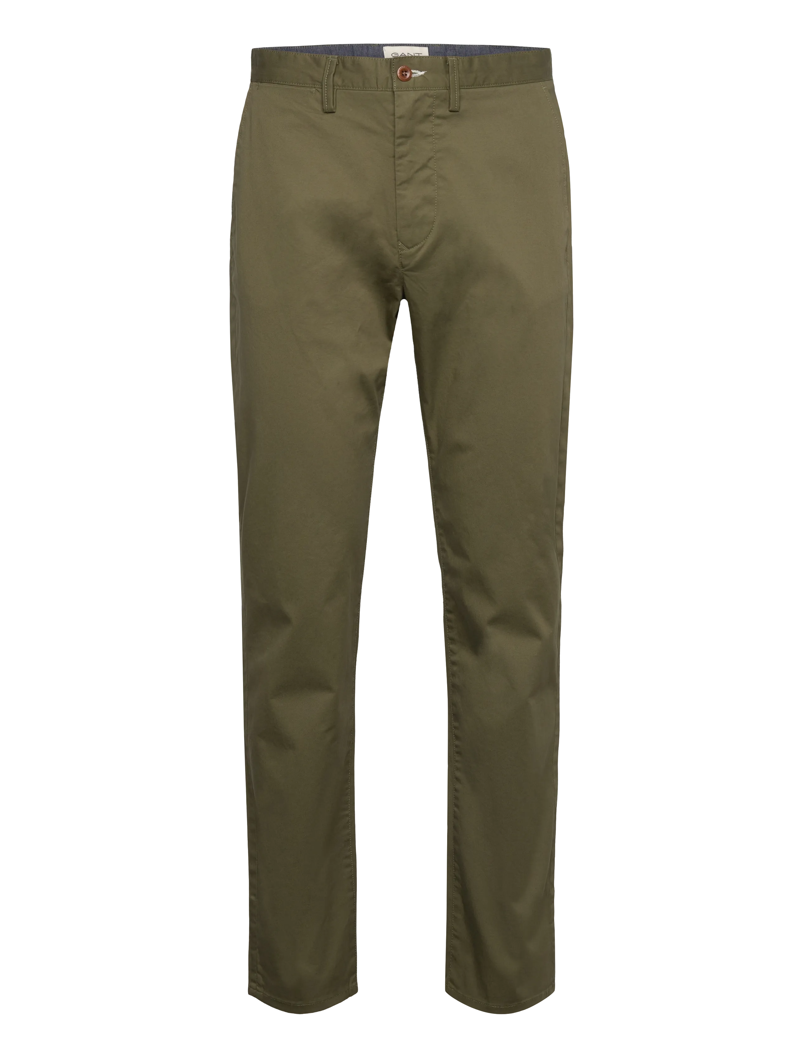 Gant REGULAR TWILL CHINOS - Bukser - MOSS GREEN / khaki/green