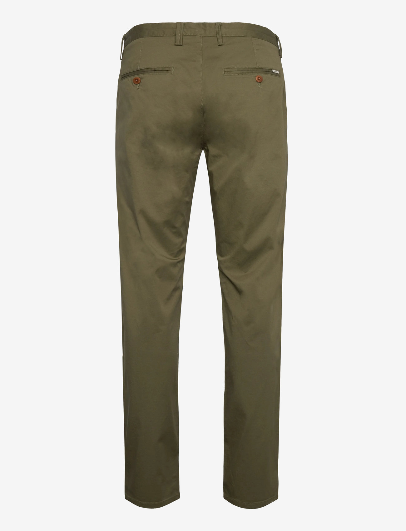 Gant - REGULAR TWILL CHINOS - chino püksid - moss green - 2