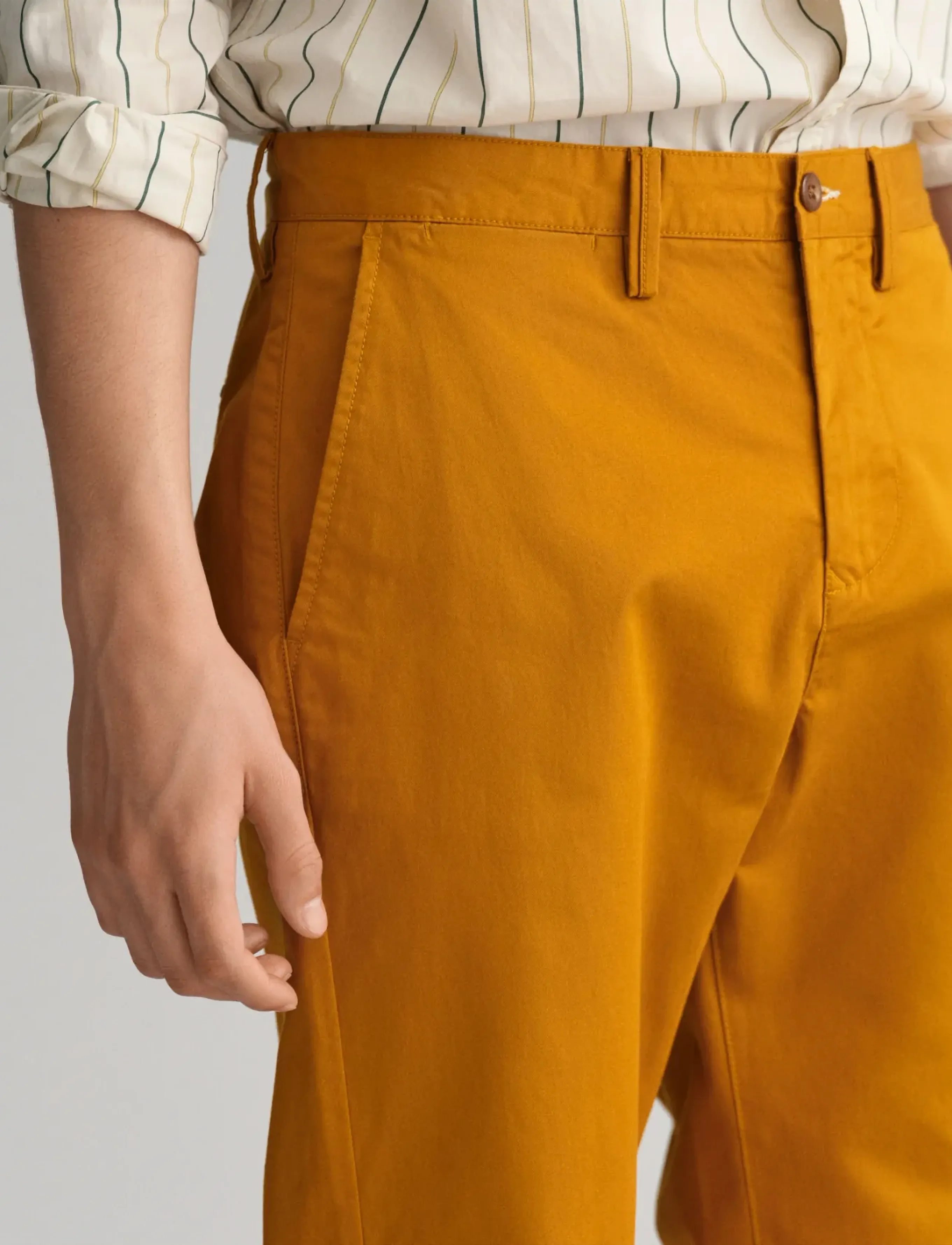 Gant - REGULAR TWILL CHINOS - chinos - mustard brown - 4