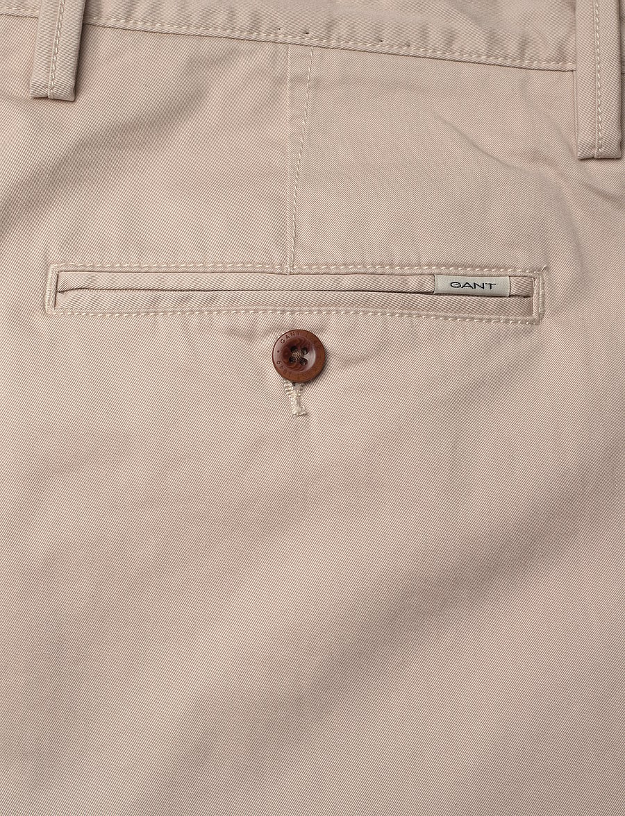 Gant - REGULAR TWILL CHINOS - chinos - putty - 4