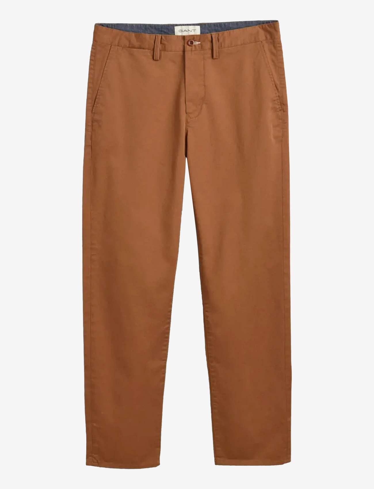 GANT - REGULAR TWILL CHINOS - chinos - roasted walnut - 1