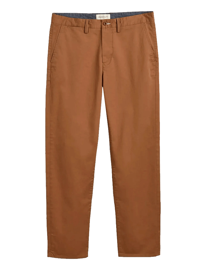 GANT - REGULAR TWILL CHINOS - chinos - roasted walnut - 1