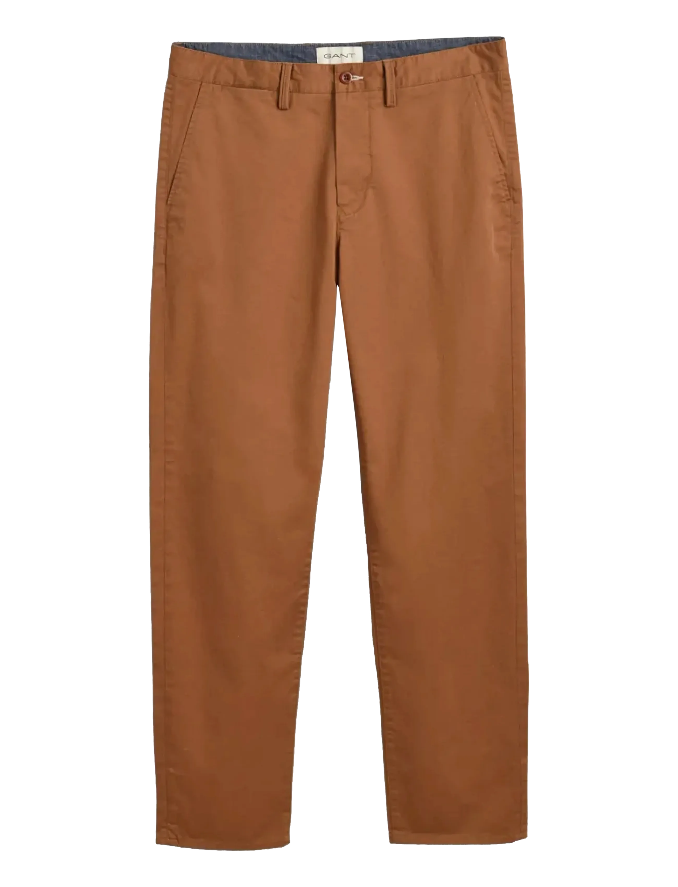 Gant REGULAR TWILL CHINOS - Bukser - ROASTED WALNUT / brown