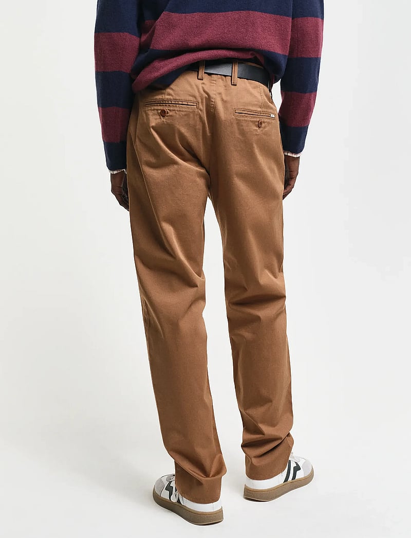 GANT - REGULAR TWILL CHINOS - chinos - roasted walnut - 2