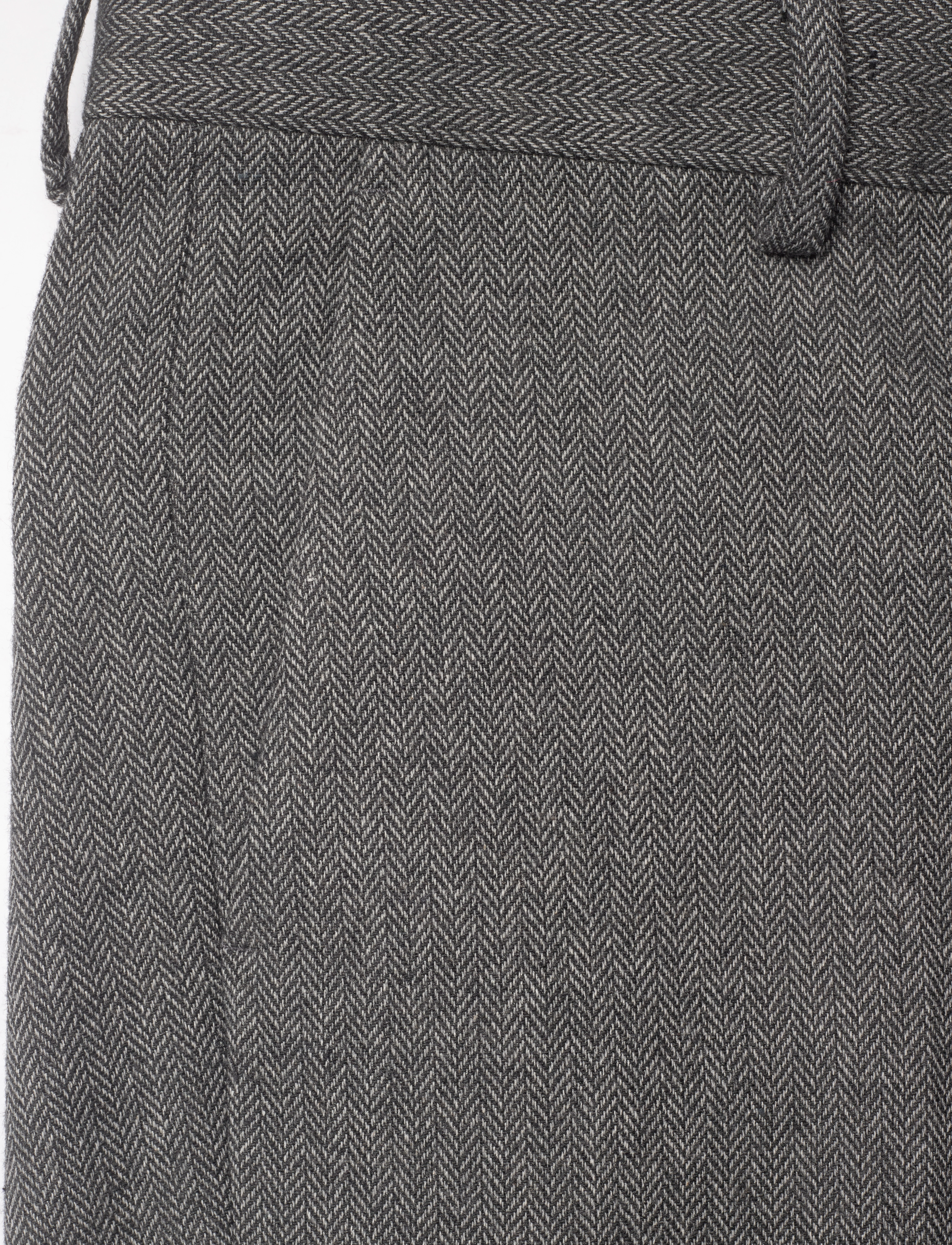 GANT - TAPERED HERRINGBONE PANTS - black - 2