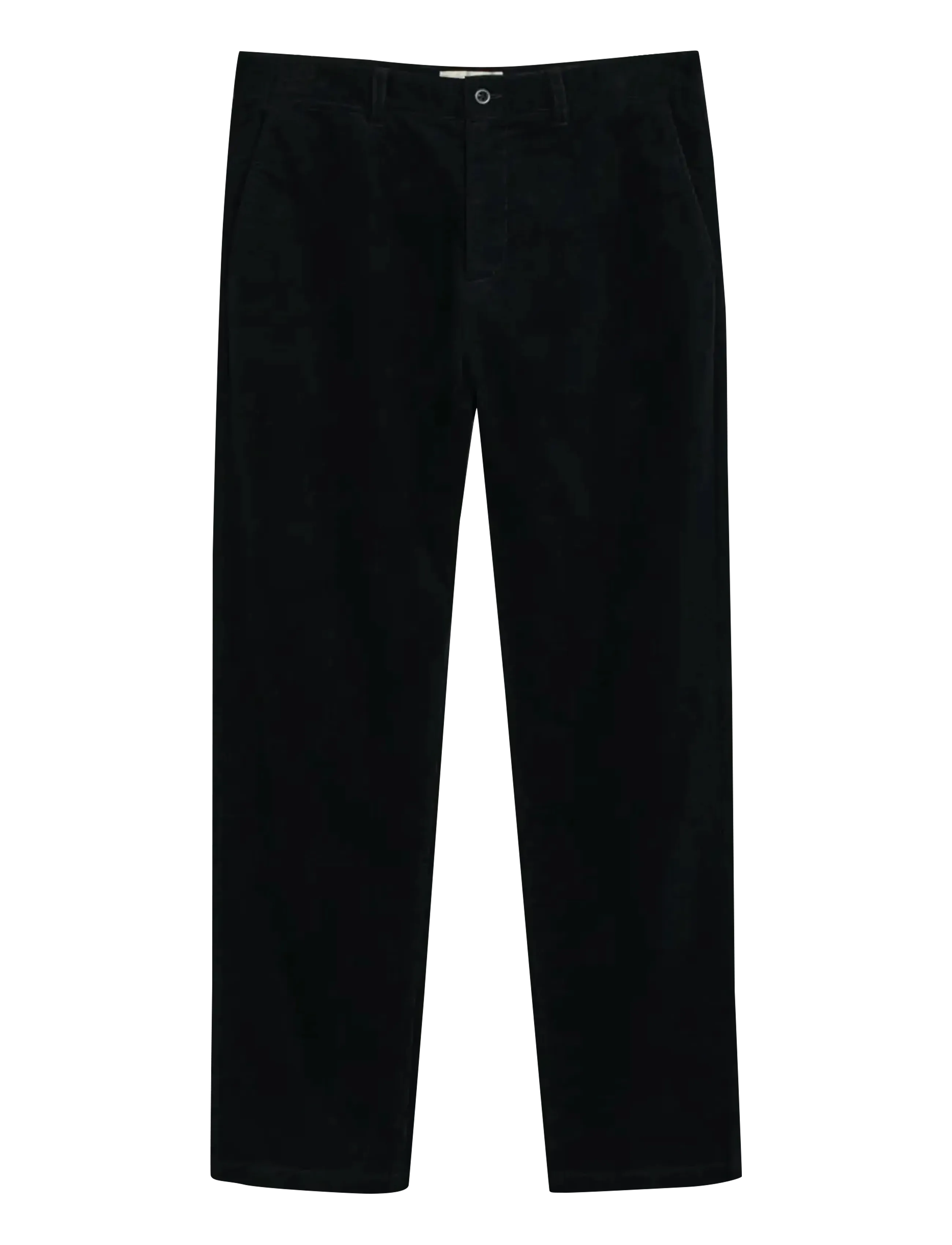 REGULAR CORD CHINOS - BLACK