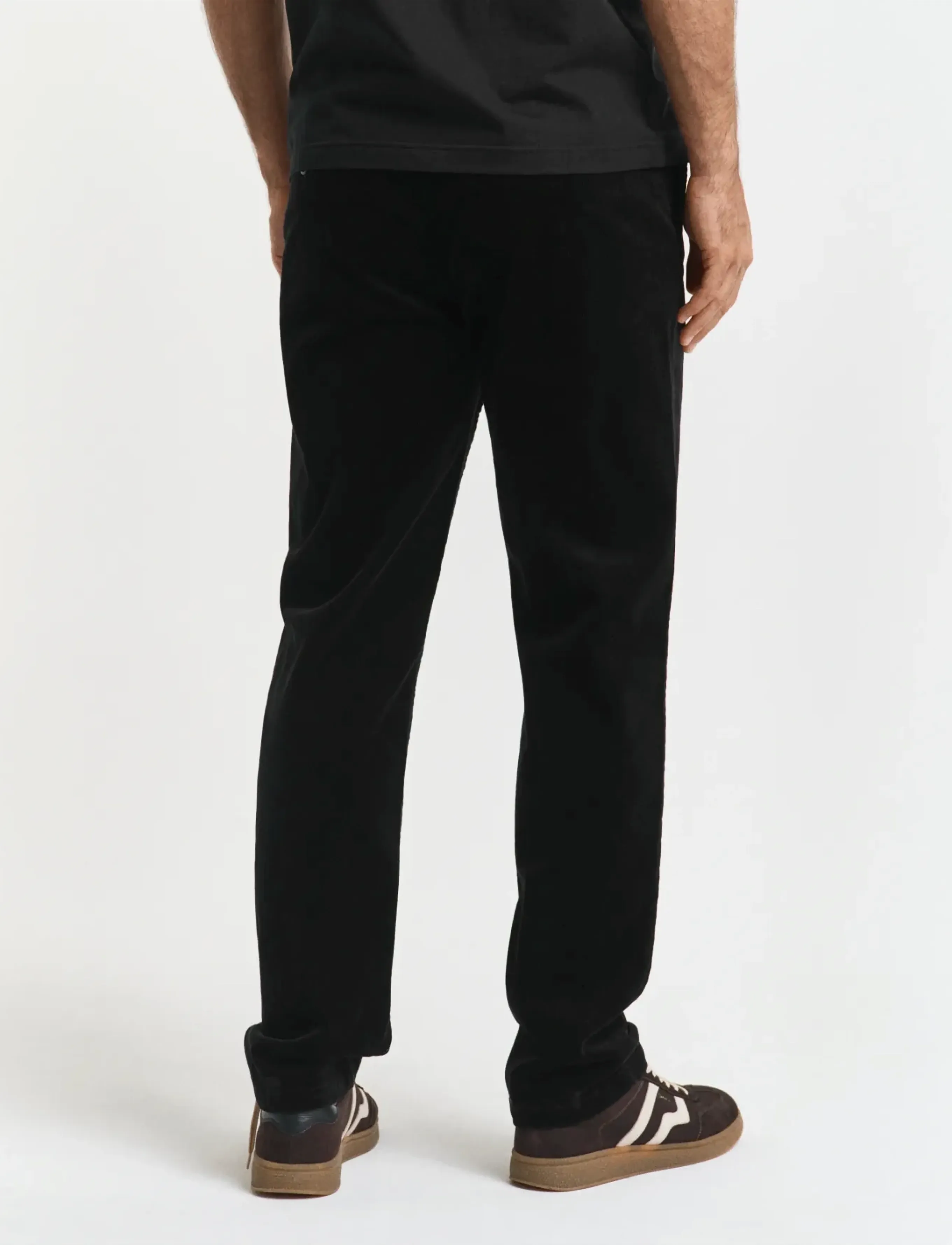 Gant - REGULAR CORD CHINOS - chinos - black - 2