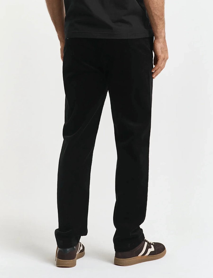 Gant - REGULAR CORD CHINOS - chinos - black - 2