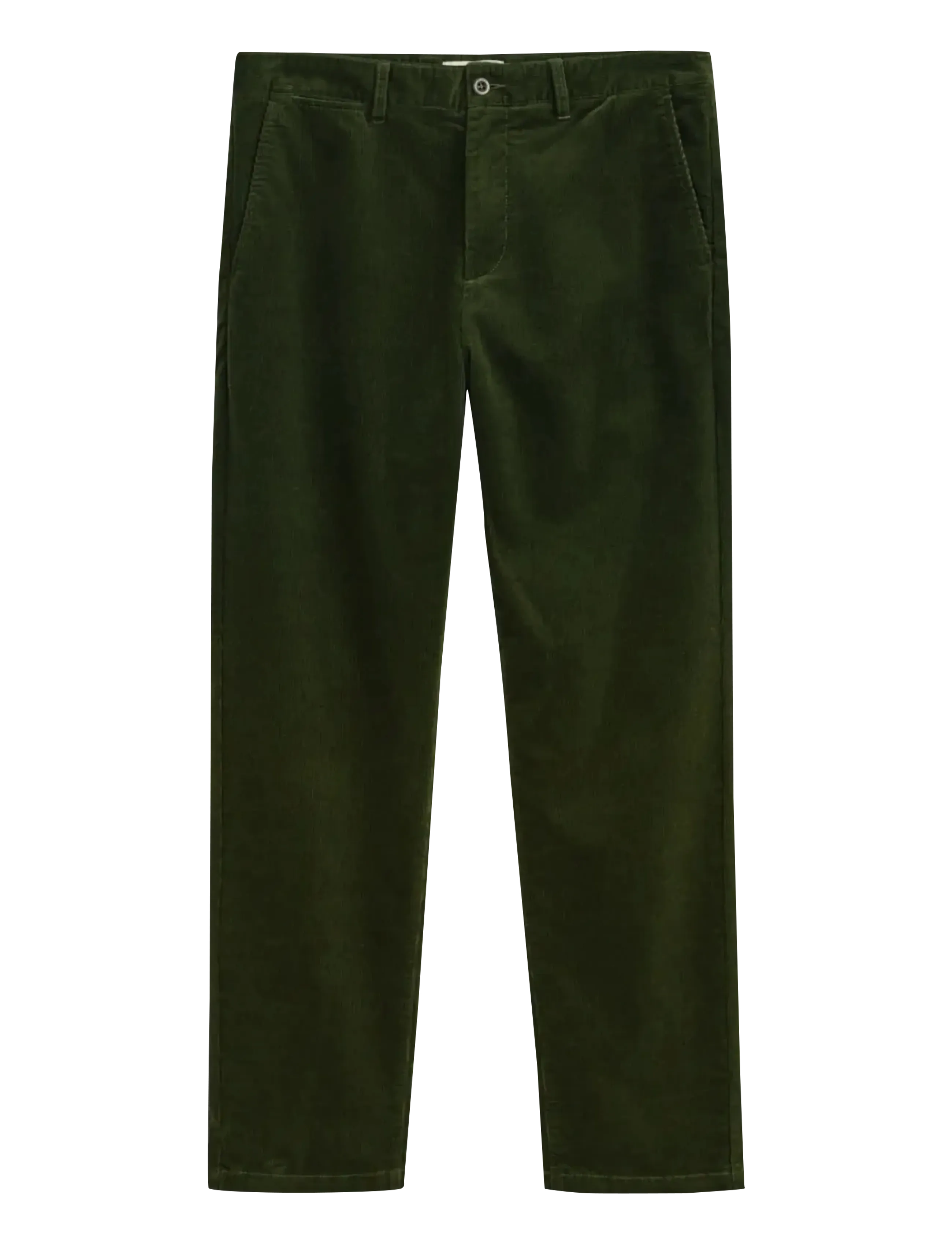 GANT REGULAR CORD CHINOS - Byxor - COUNTRY GREEN / green