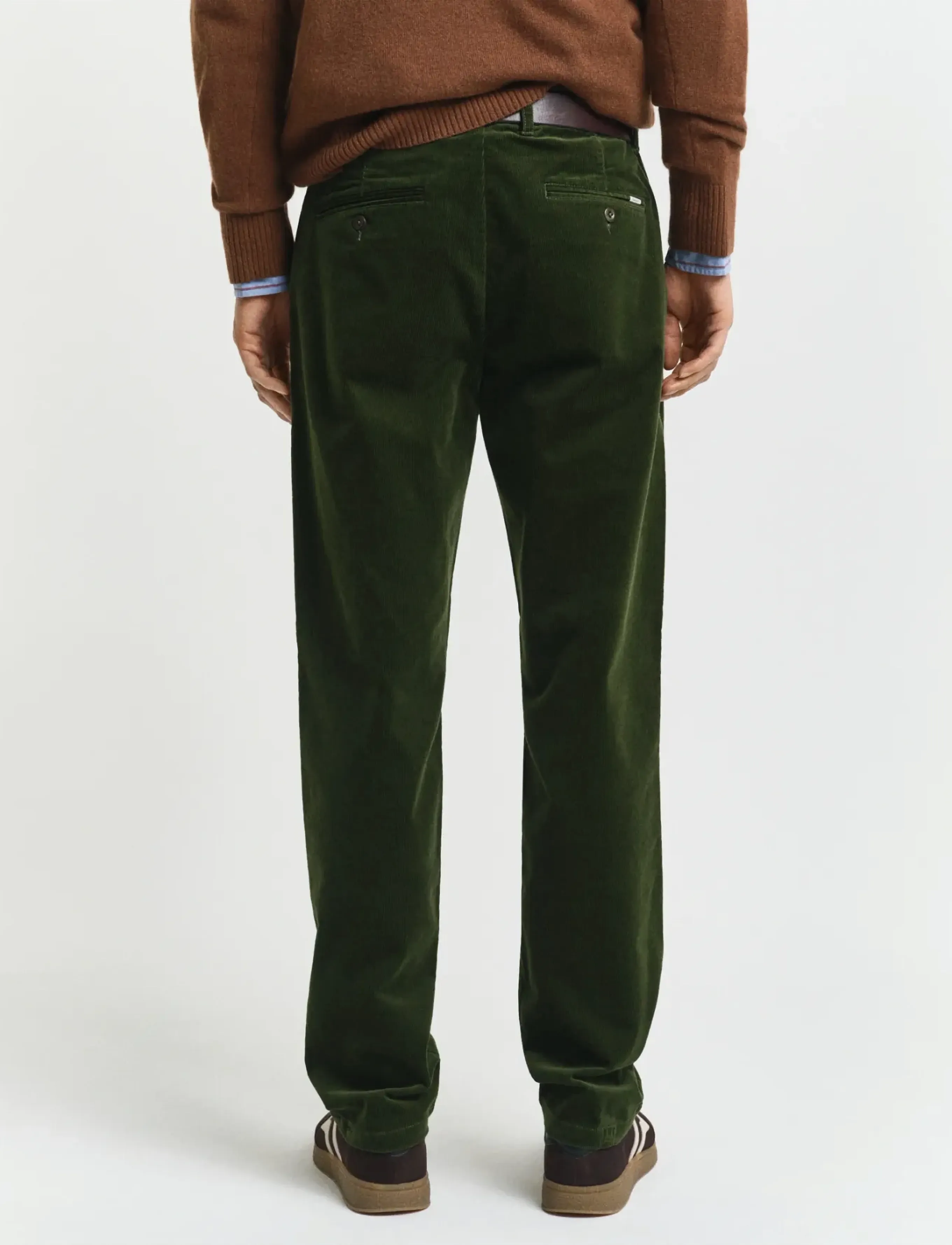 Gant - REGULAR CORD CHINOS - chinos - country green - 2