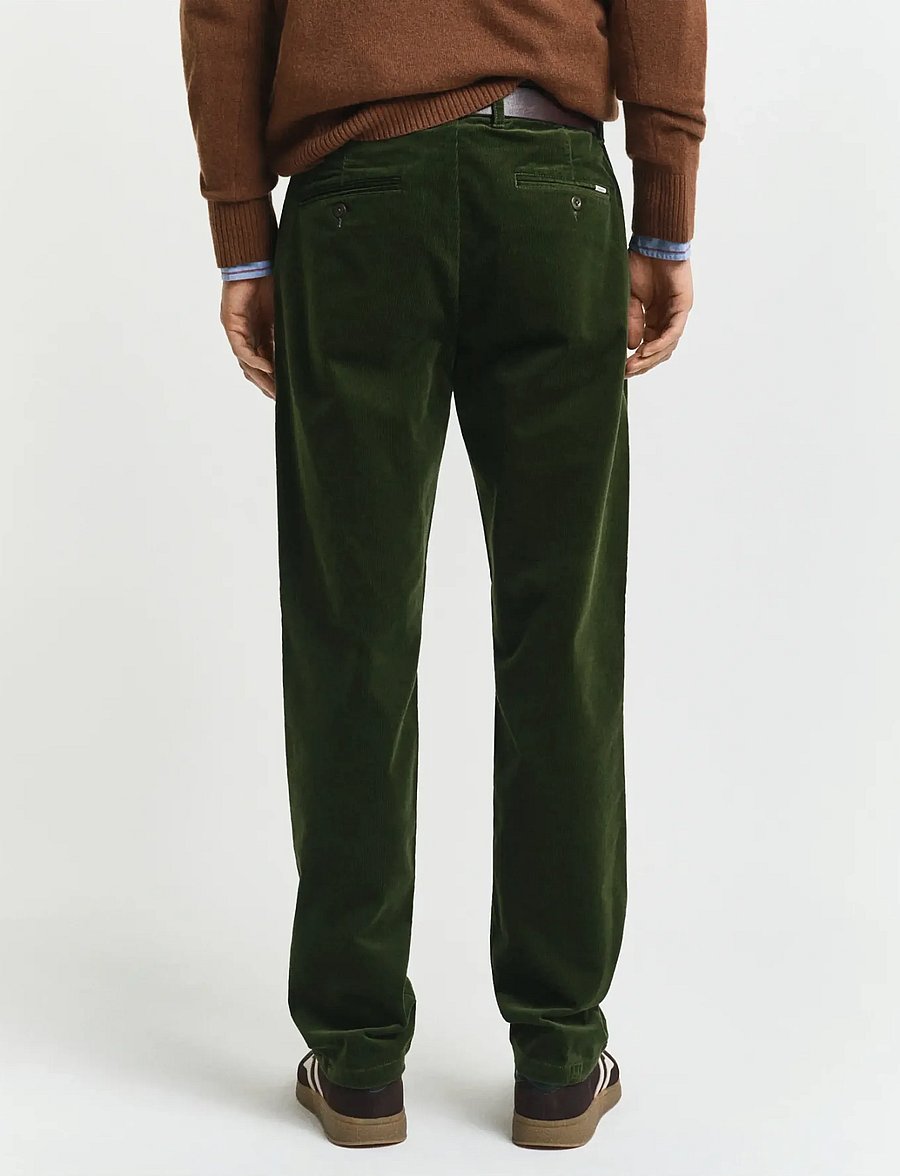 Gant - REGULAR CORD CHINOS - chinos - country green - 2