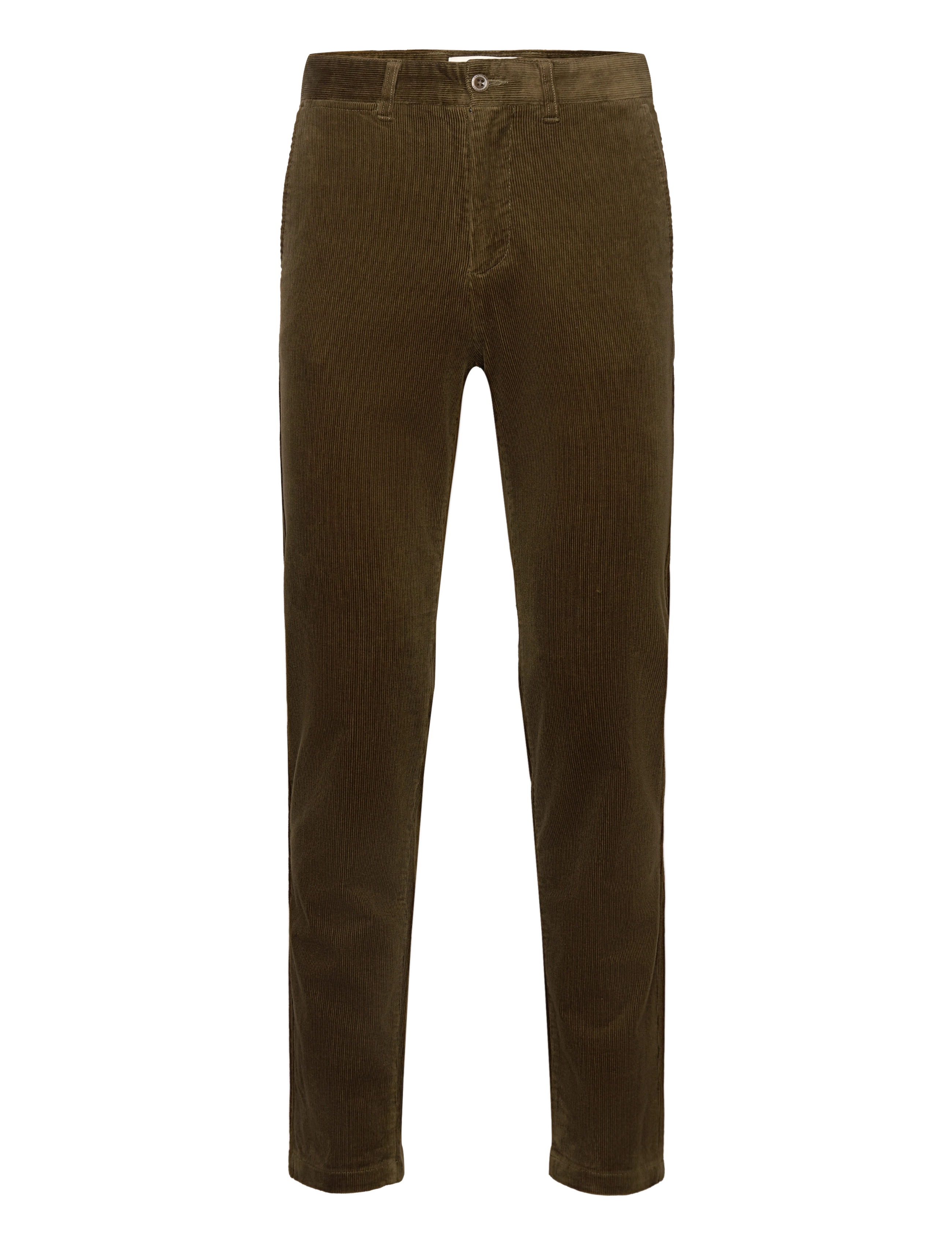 REGULAR CORD CHINOS - DARK CACTUS