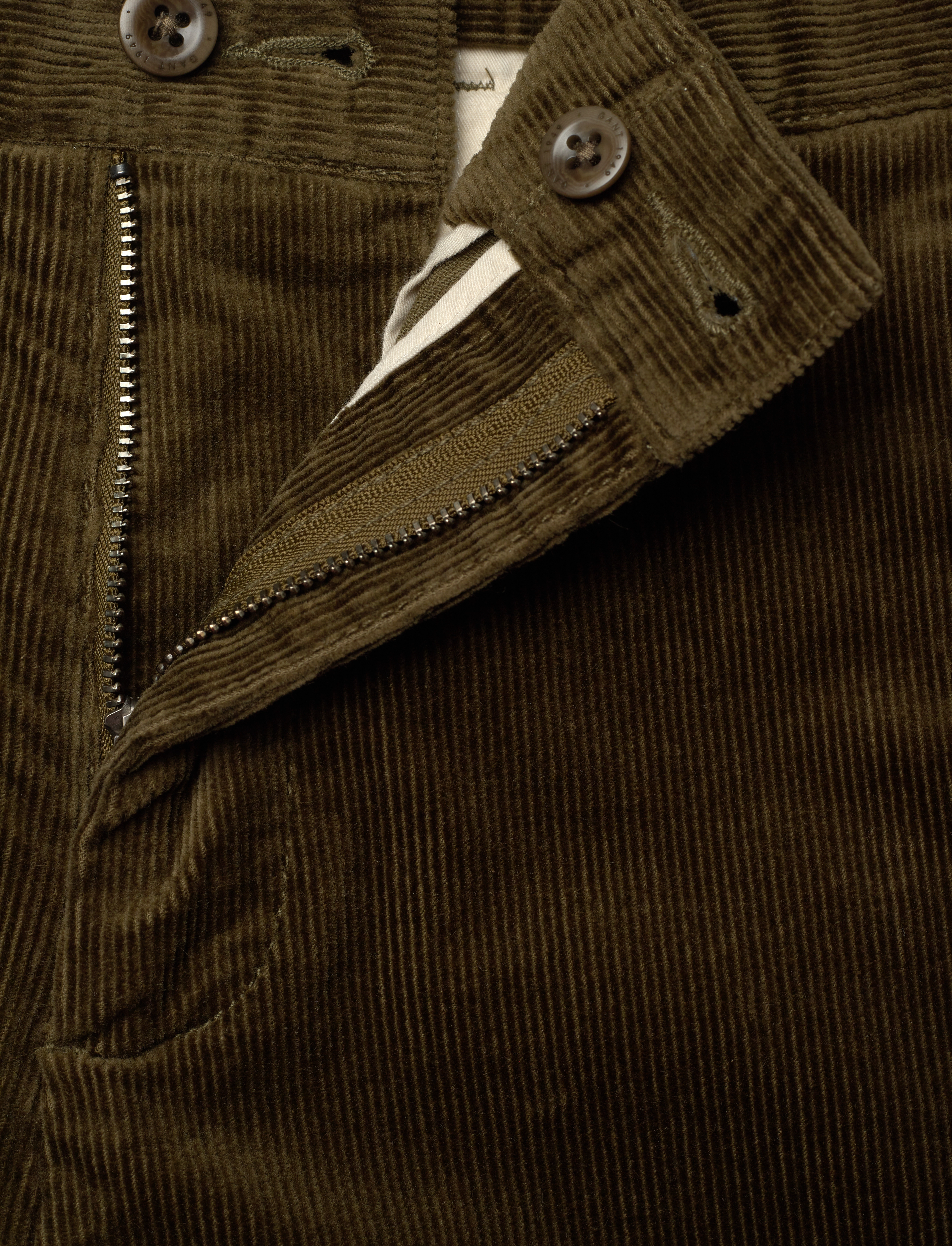 Gant - REGULAR CORD CHINOS - chinos - dark cactus - 3