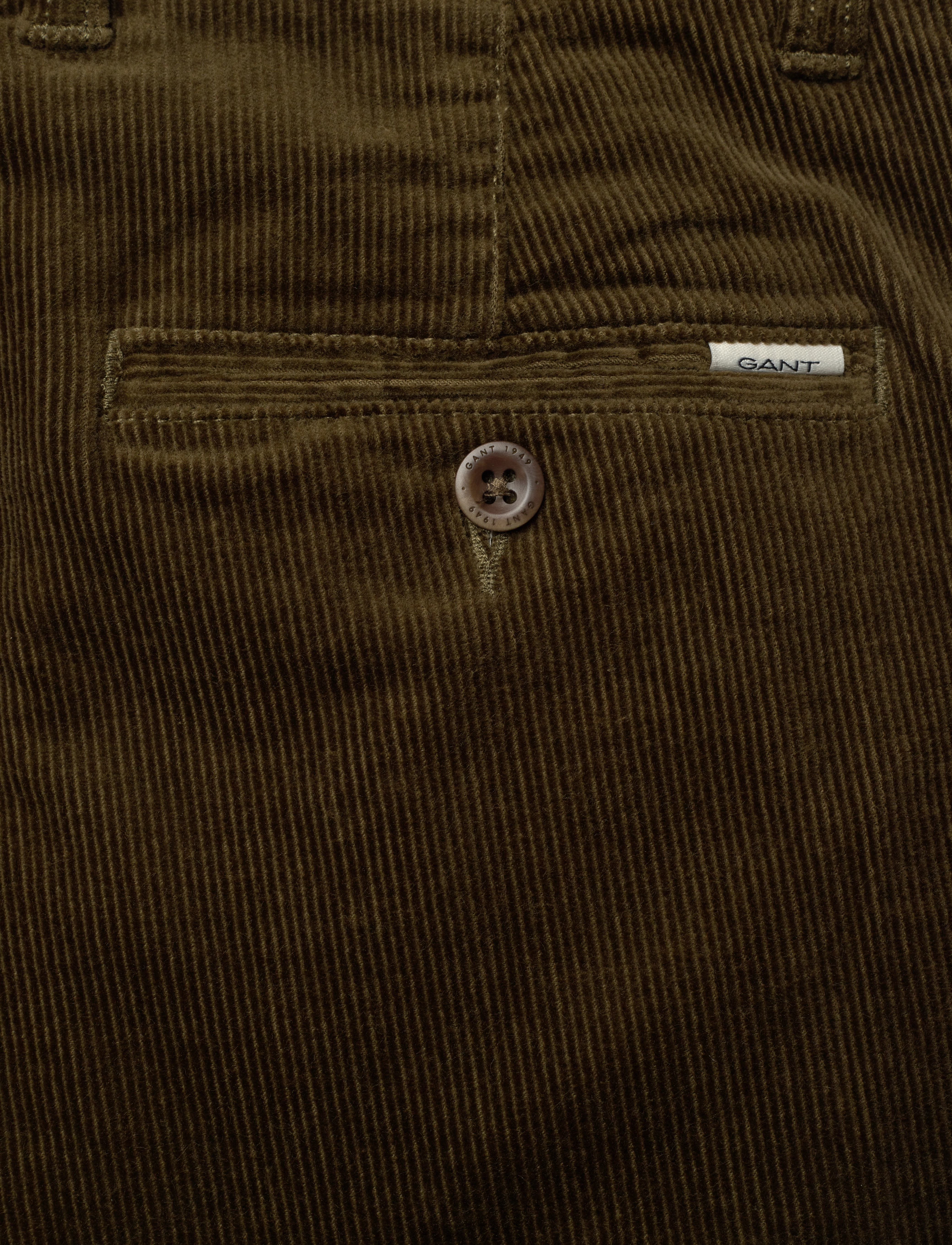 Gant - REGULAR CORD CHINOS - chinos - dark cactus - 4