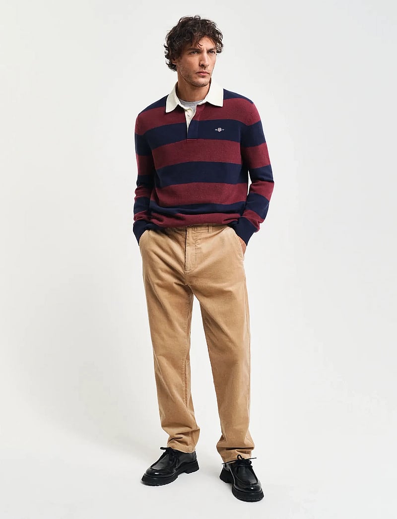 GANT - REGULAR CORD CHINOS - chinos - dark khaki - 0