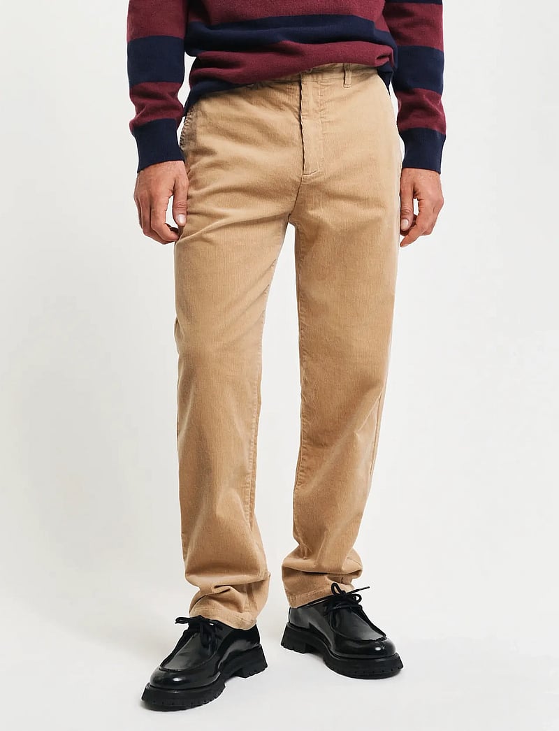 GANT - REGULAR CORD CHINOS - chinos - dark khaki - 3